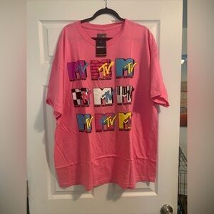 Forever 21 MTV – Classic MTV Logos Through the Years T-Shirt Size 3X